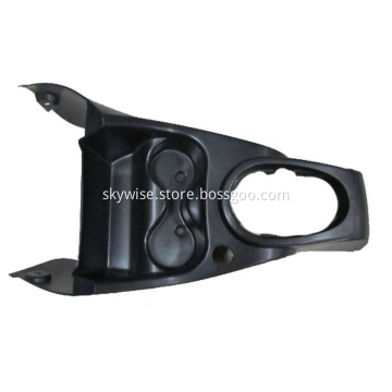 Plastic molding for automotive cup holder